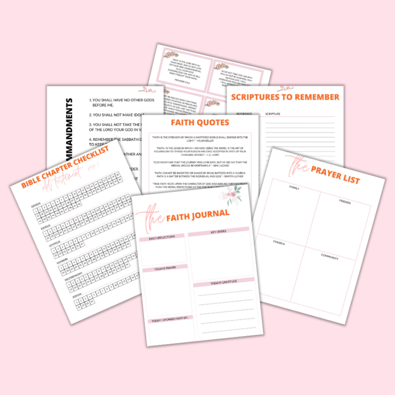 The Ultimate Faith Planner Printable